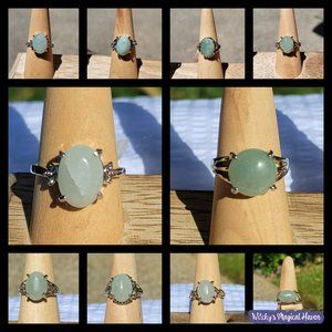 Green Aventurine Gemstone Rings